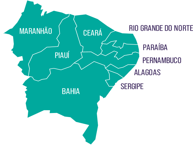 mapa da regiao