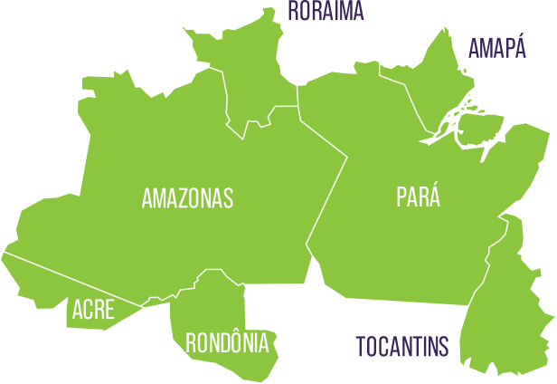 mapa da regiao