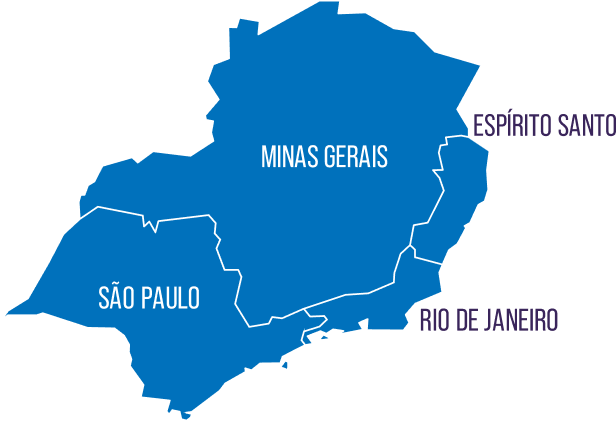 mapa da regiao